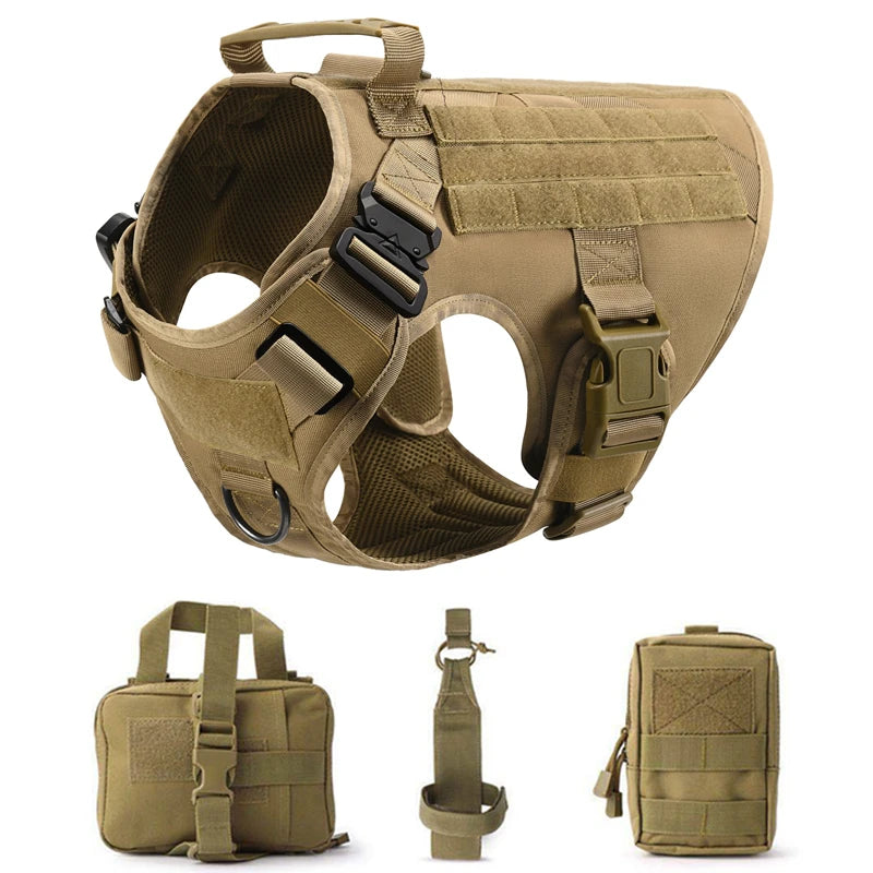 The Modahub Tactical Dog Harness for Large Dogs