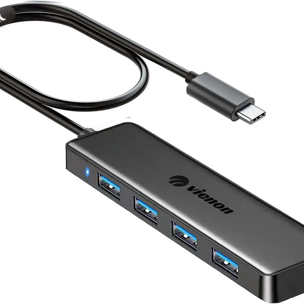 Modahub 4-Port USB 3.0 Hub · For MacBook & iPad