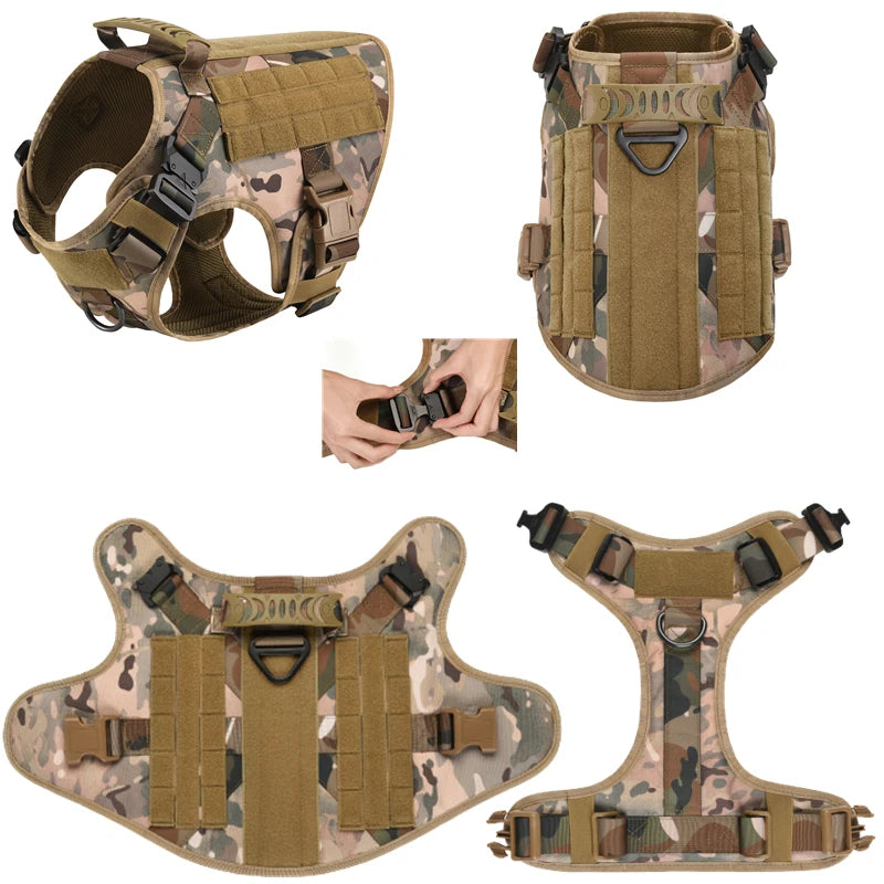 The Modahub Tactical Dog Harness for Large Dogs