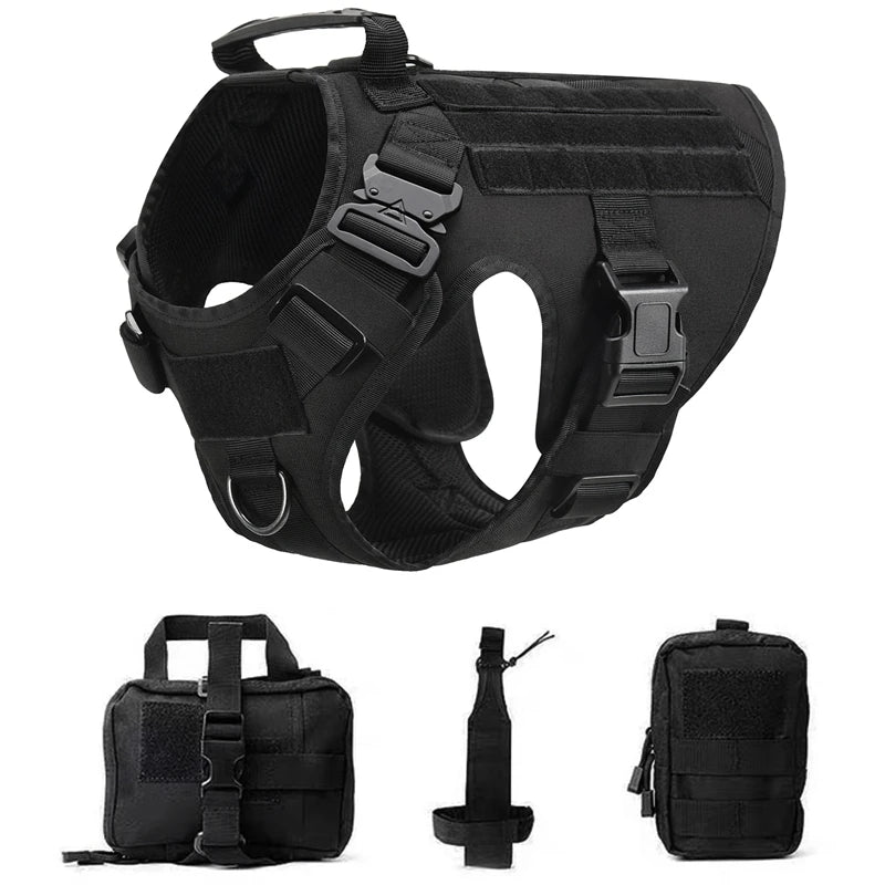 The Modahub Tactical Dog Harness for Large Dogs