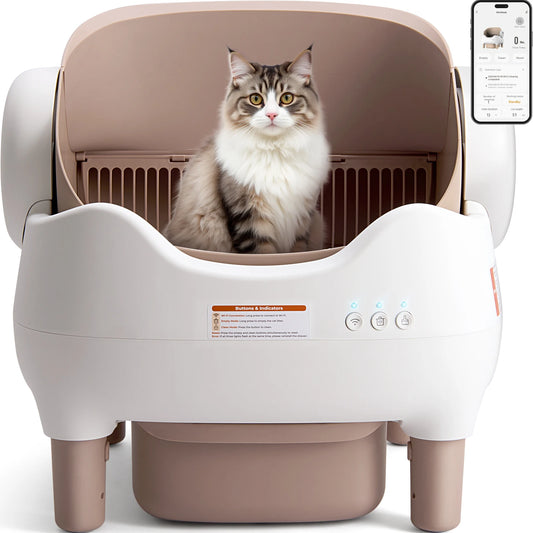Neakasa® Smart Self-Cleaning Cat Litter Box – No Scooping, No Smell