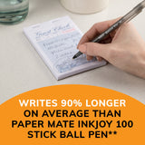 BIC Round Stic Xtra Life Ballpoint Pens, Medium, Black, 60-Count