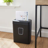 Pen+Gear 6-Sheet Cross-Cut Paper & Credit Card Shredder, 3.7-Gallon