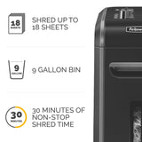 Fellowes Powershred 99Ci 18-Sheet Cross-Cut Shredder, 100% Jam Proof