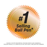 BIC Round Stic Xtra Life Ballpoint Pens, Medium, Black, 60-Count