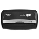 Aurora 8-Sheet Cross-Cut Paper Shredder, Black