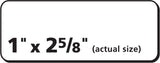 Avery Address Labels 5160, 1" x 2-5/8", Laser/Inkjet, White, 300-Pack