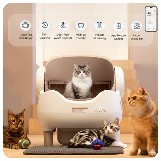 Smart Self-Cleaning Litter Box - M1 Edition