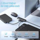 Modahub 4-Port USB 3.0 Hub · For MacBook & iPad