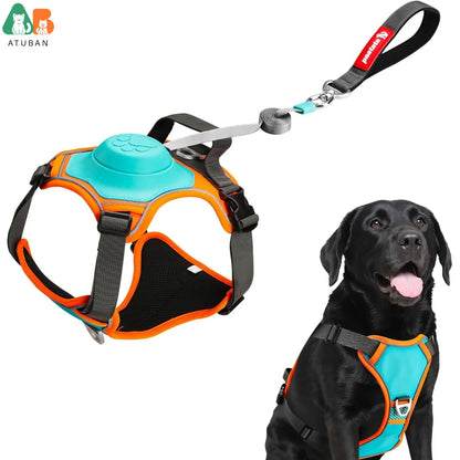 Grab & Go - Tactical Dog Harness with Leash & Pouches