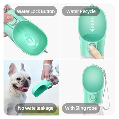 Portable Dog Water Bottle – Leak-Proof Pet Travel Dispenser