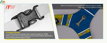 Grab & Go - Tactical Dog Harness with Leash & Pouches