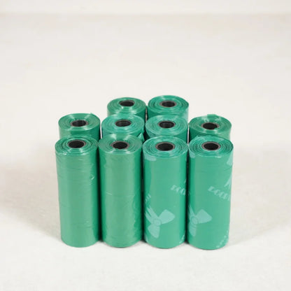 120 Count Extra Thick Leakproof Poop Bags - Vibrant Pink & Purple Designs