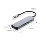 Modahub 4K HDMI Adapter Hub · USB-C with PD