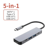 Modahub 4K HDMI Adapter Hub · USB-C with PD
