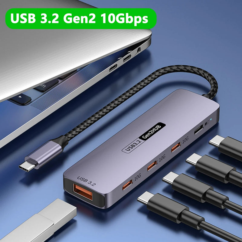 Modahub Pro USB-C Docking Hub · 10Gbps Splitter