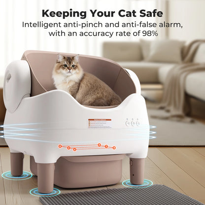 Stop Scooping Forever – The #1 Smart Litter Box Eliminates Odor Automatically