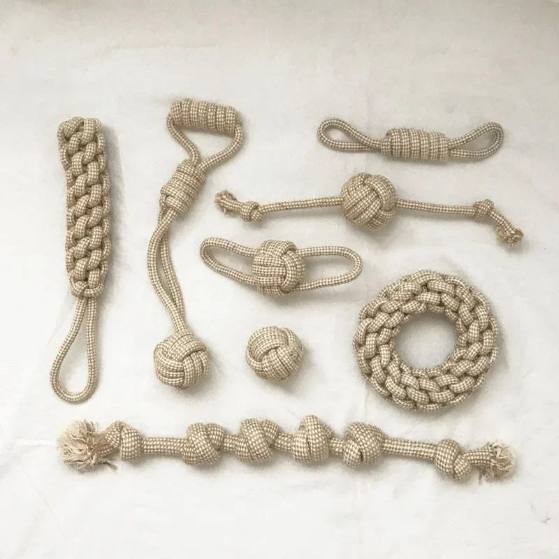 Durable Rope Chew Toys for Dogs – Dental Health & Playtime Fun