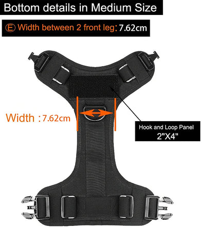 The Modahub Tactical Dog Harness for Large Dogs