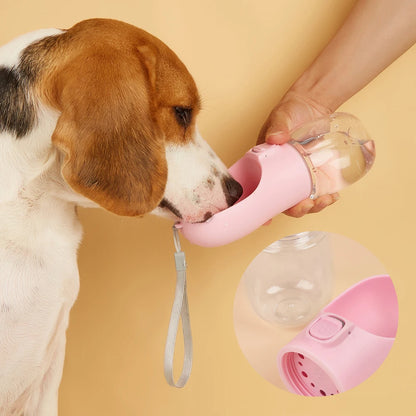 Portable Dog Water Bottle – Leak-Proof Pet Travel Dispenser
