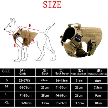 The Modahub Tactical Dog Harness for Large Dogs