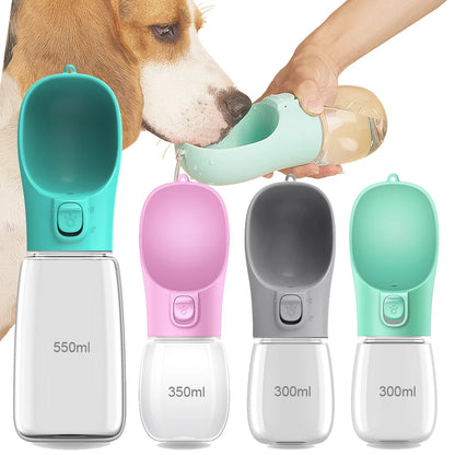 Portable Dog Water Bottle – Leak-Proof Pet Travel Dispenser