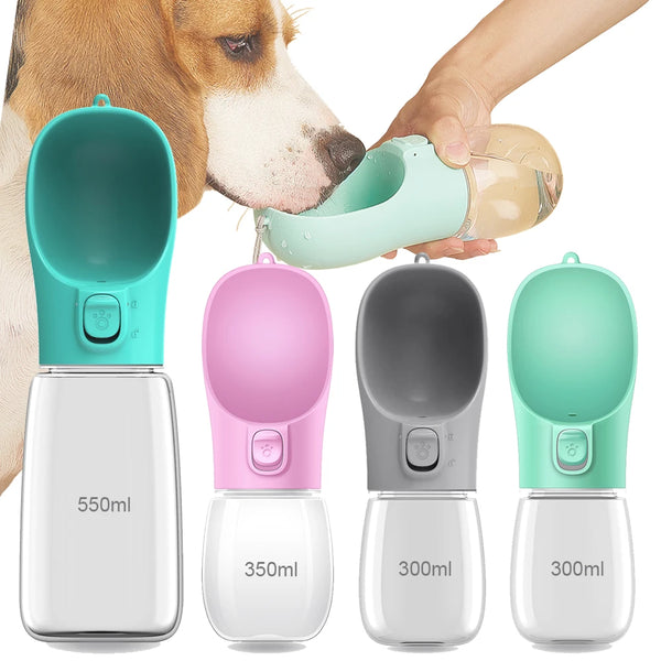 Portable Dog Water Bottle – Leak-Proof Pet Travel Dispenser