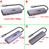 Modahub Pro USB-C Docking Hub · 10Gbps Splitter