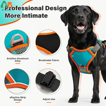 Grab & Go - Tactical Dog Harness with Leash & Pouches