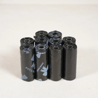 120 Count Extra Thick Leakproof Poop Bags - Vibrant Pink & Purple Designs