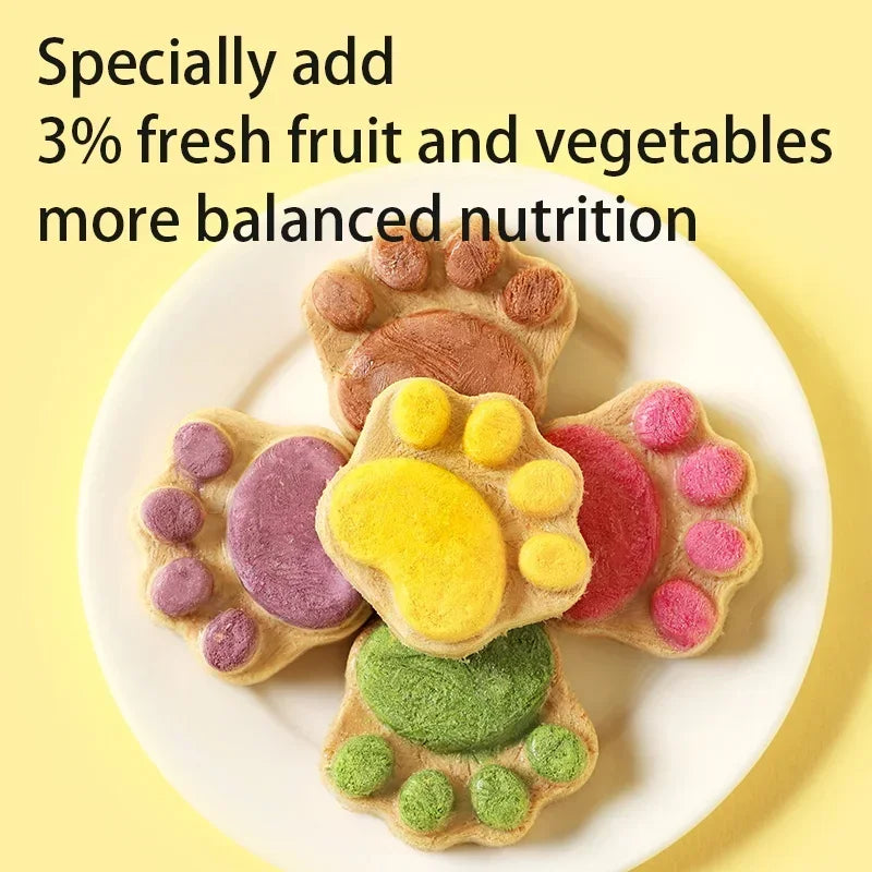 Freeze-Dried Raw Paw Cake Treats for Cats — 45g (Box of 10 Mixed Flavors)