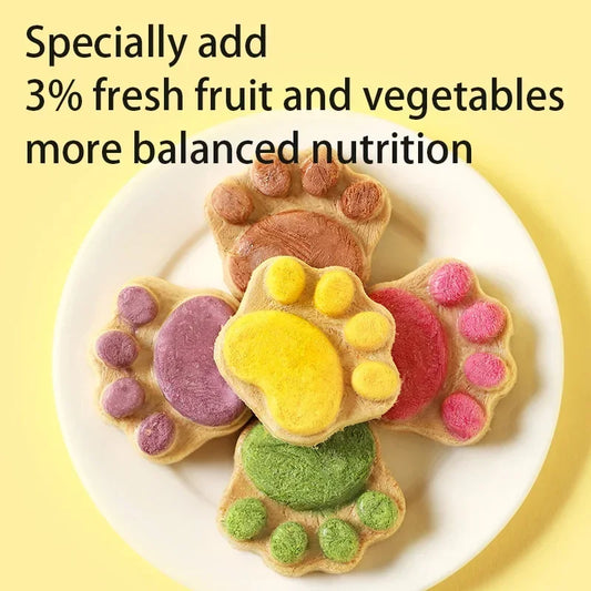 Freeze-Dried Raw Paw Cake Treats for Cats — 45g (Box of 10 Mixed Flavors)