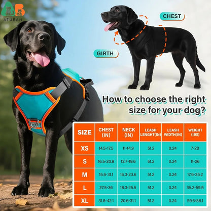 Grab & Go - Tactical Dog Harness with Leash & Pouches