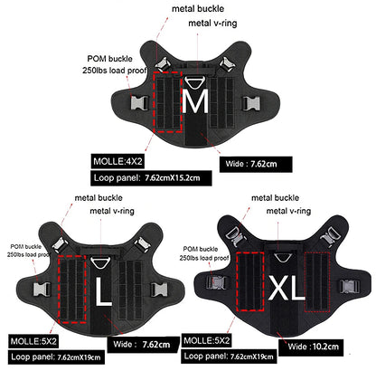 The Modahub Tactical Dog Harness for Large Dogs