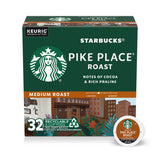 Starbucks Pike Place Roast Medium Roast K-Cup Pods, 32-Count