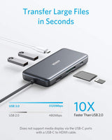 Anker 7-in-1 USB-C Hub, HDMI, USB-A, SD, PD Charging