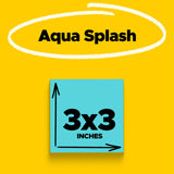 Post-it Notes, 3 in x 3 in, Canary Yellow, 24 Pads/Pack