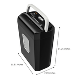 Bonsaii 8-Sheet Cross-Cut Paper Shredder, 3.4-Gallon Bin