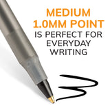 BIC Round Stic Xtra Life Ballpoint Pens, Medium, Black, 60-Count