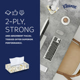 Kleenex Professional Facial Tissue, 2-Ply, 18 Boxes/Case