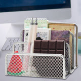 Metal Mesh Letter & File Holder / Mail Sorter, 2-Pack, Black