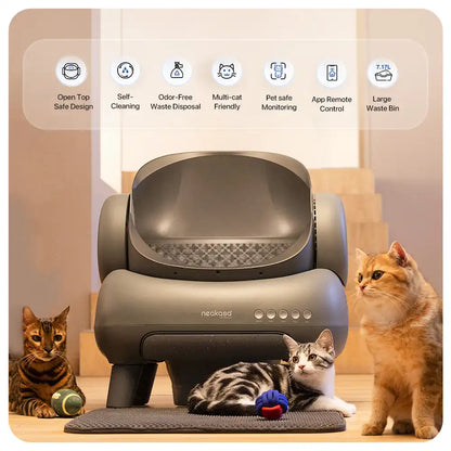 Stop Scooping Forever – The #1 Smart Litter Box Eliminates Odor Automatically